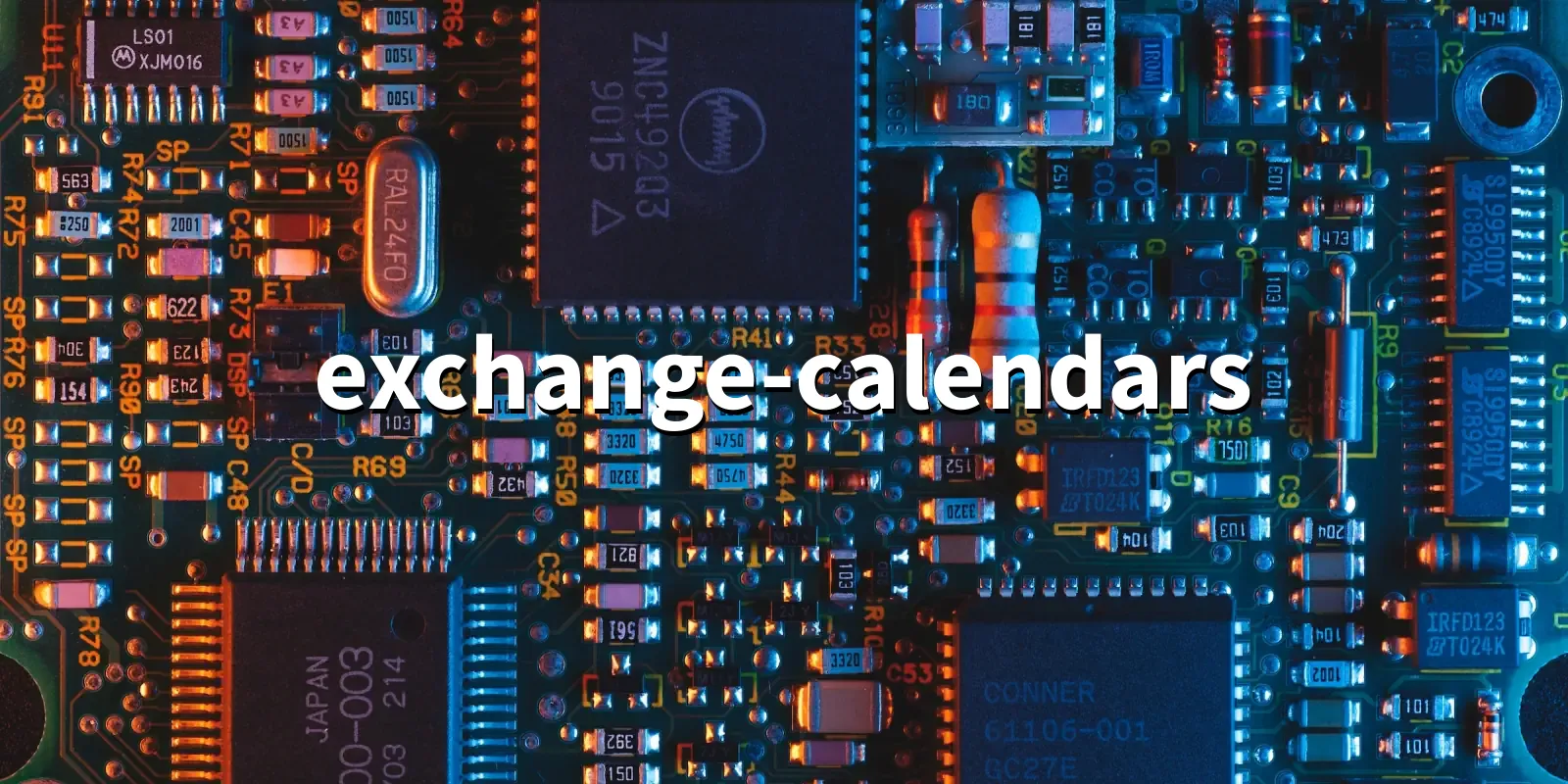 exchangecalendars 4.5.3 Calendars for securities exchanges