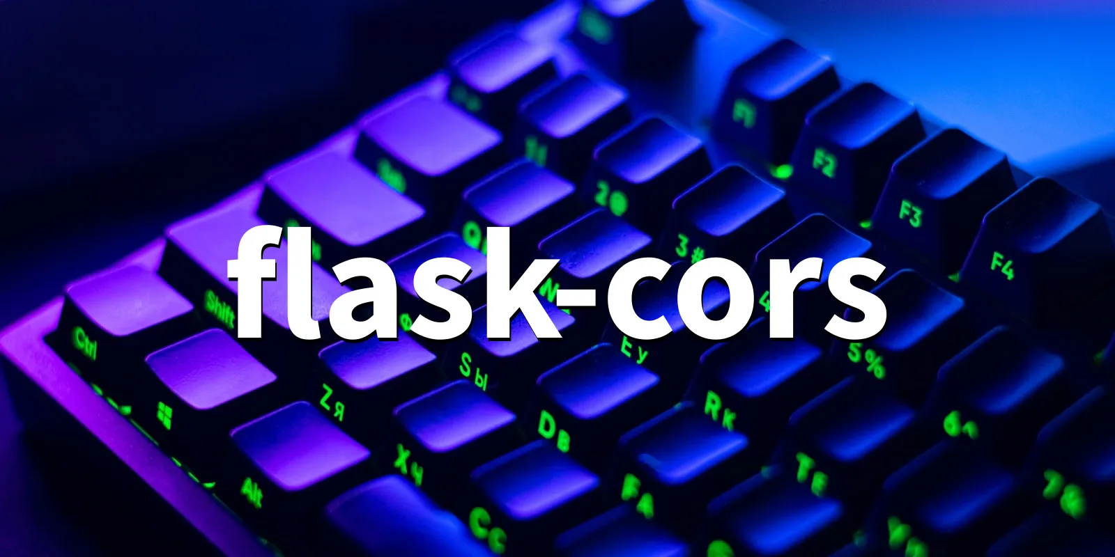 FlaskCors 4.0.1 A Flask extension adding a decorator for CORS support